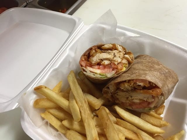 Buffalo Chicken Wrap.