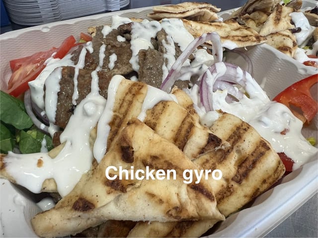 Chicken Strips Gyro.