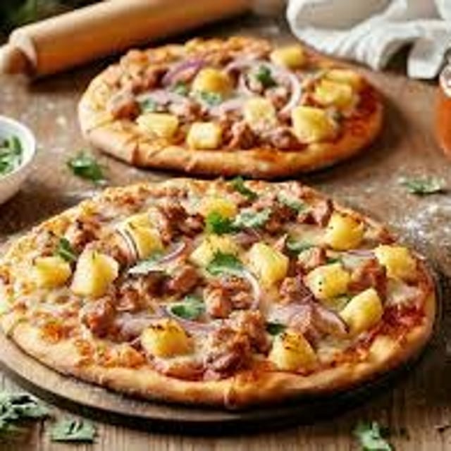 Hawaiian Delight Pizza.