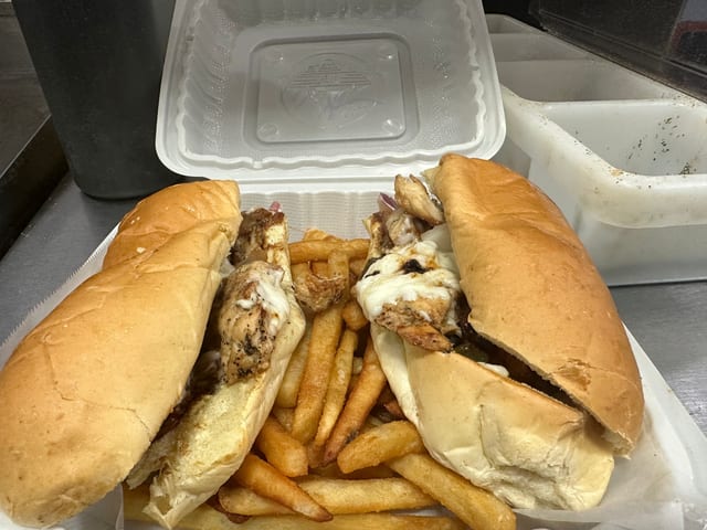 Chicken Philly Sub.